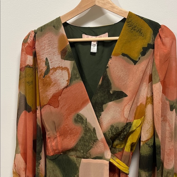 Hutch Geo Wrap Dress - Small Small - Picture 5 of 10